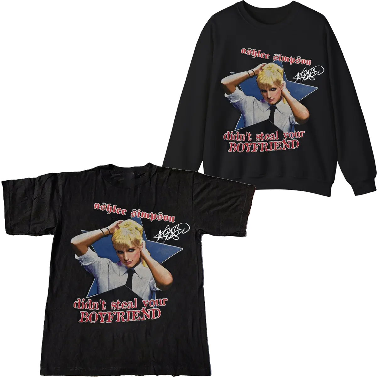 Collection Ashlee Simpson Tour 2005 T-Shirt Men's Sweatshirt, Gift for Fans Cotton Unisex Men's T-Shirt