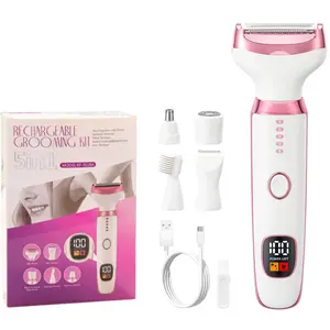 5 in 1 Electric Hair Removal Instrument, 1 Set Body Hair Removal Epilator, Cordless Trimmer Razor, Personal Care Appliances for Women