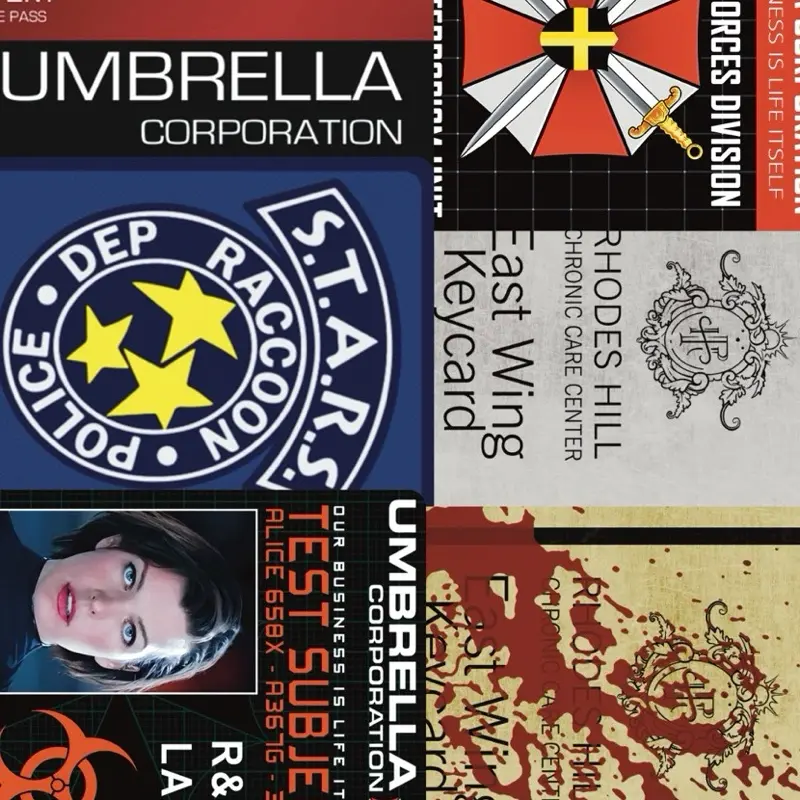 Umbrella Resident Themed the Ultimate Rectangle Sticker for Anywhere & Anything  Minimal Tech Style | Waterproof | Perfect Fit for Laptops & Accessories - Unique Personalization