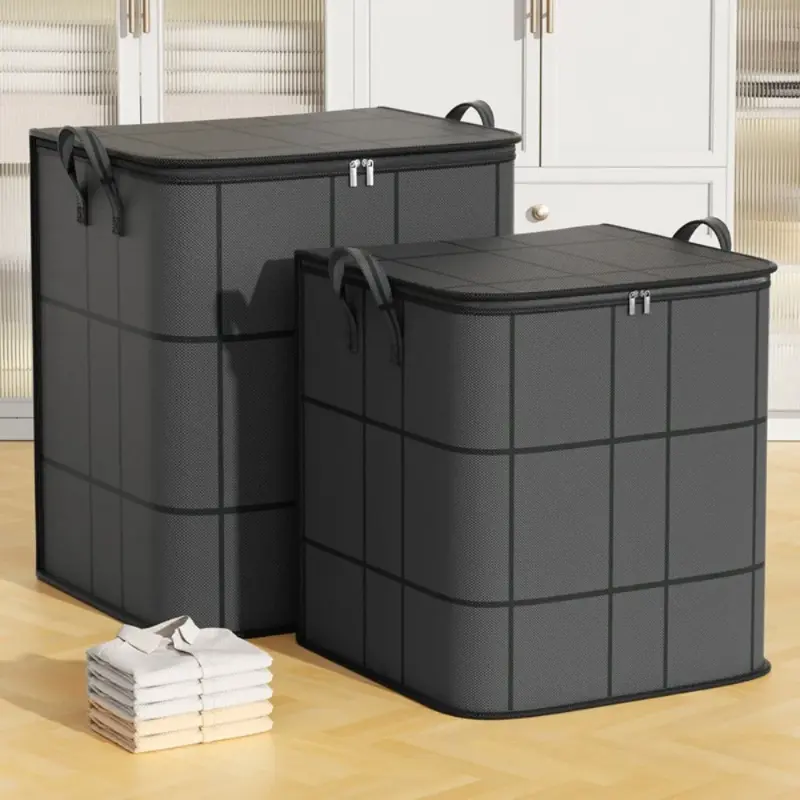 Foldable Clothes Storage Bins Clothes Organizer Large Capacity Wardrobe Sorting Storage Bucket with Durable Handle Multifunction