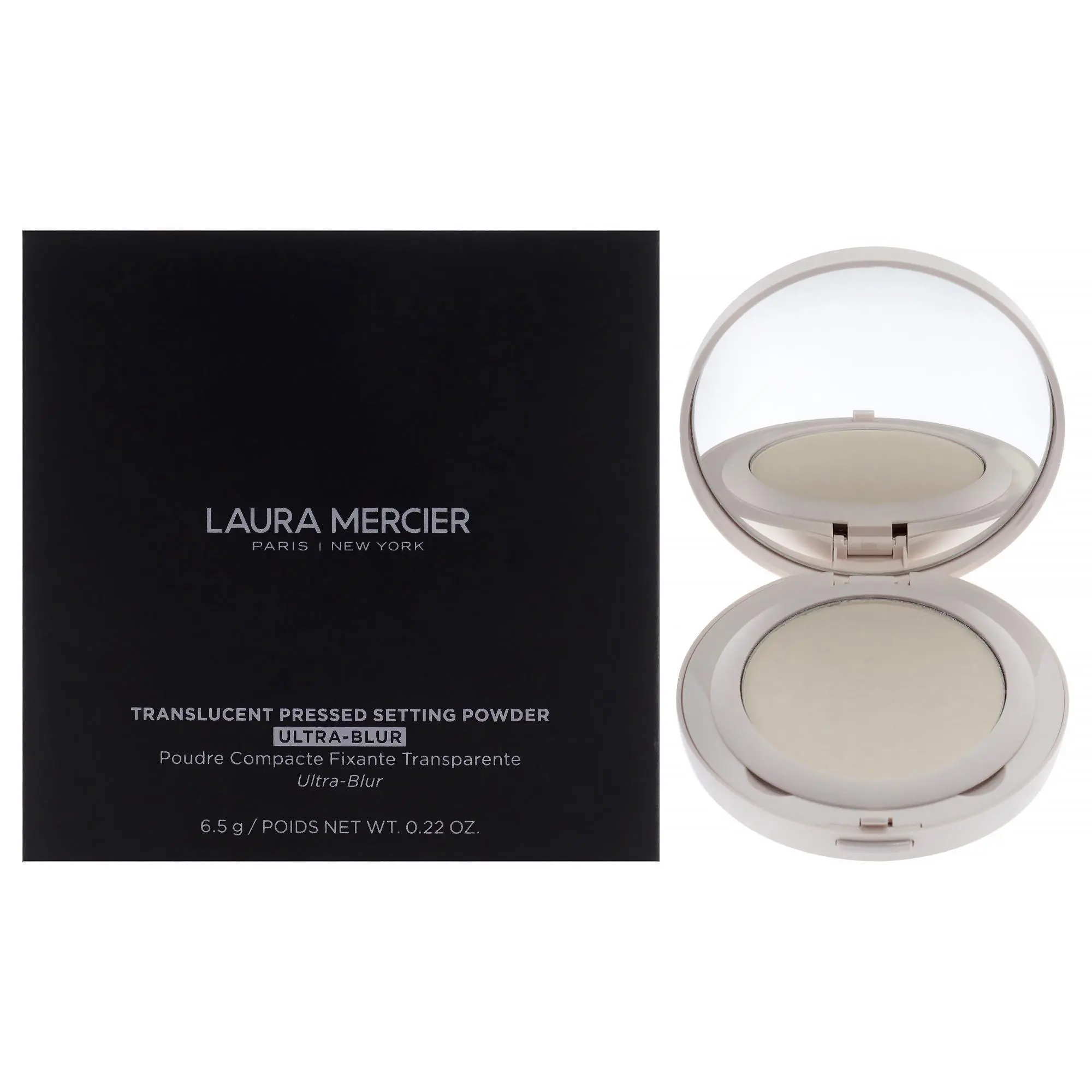 Laura Mercier Flawless Translucent Pressed Powder - Ultra Blur, 0.22oz Natural Matte Face Make-Up for Women with Seamless Set Finish