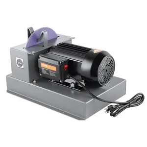 VEVOR Lawn Mower Blade Sharpener, 1HP 750W Lawnmower Blade Grinder with 9-inch Ceramic Grinding Wheel, Powerful Bench Mower Sharpening Machine for High/Low Lift Blades, Gator Blades, Flat Blades