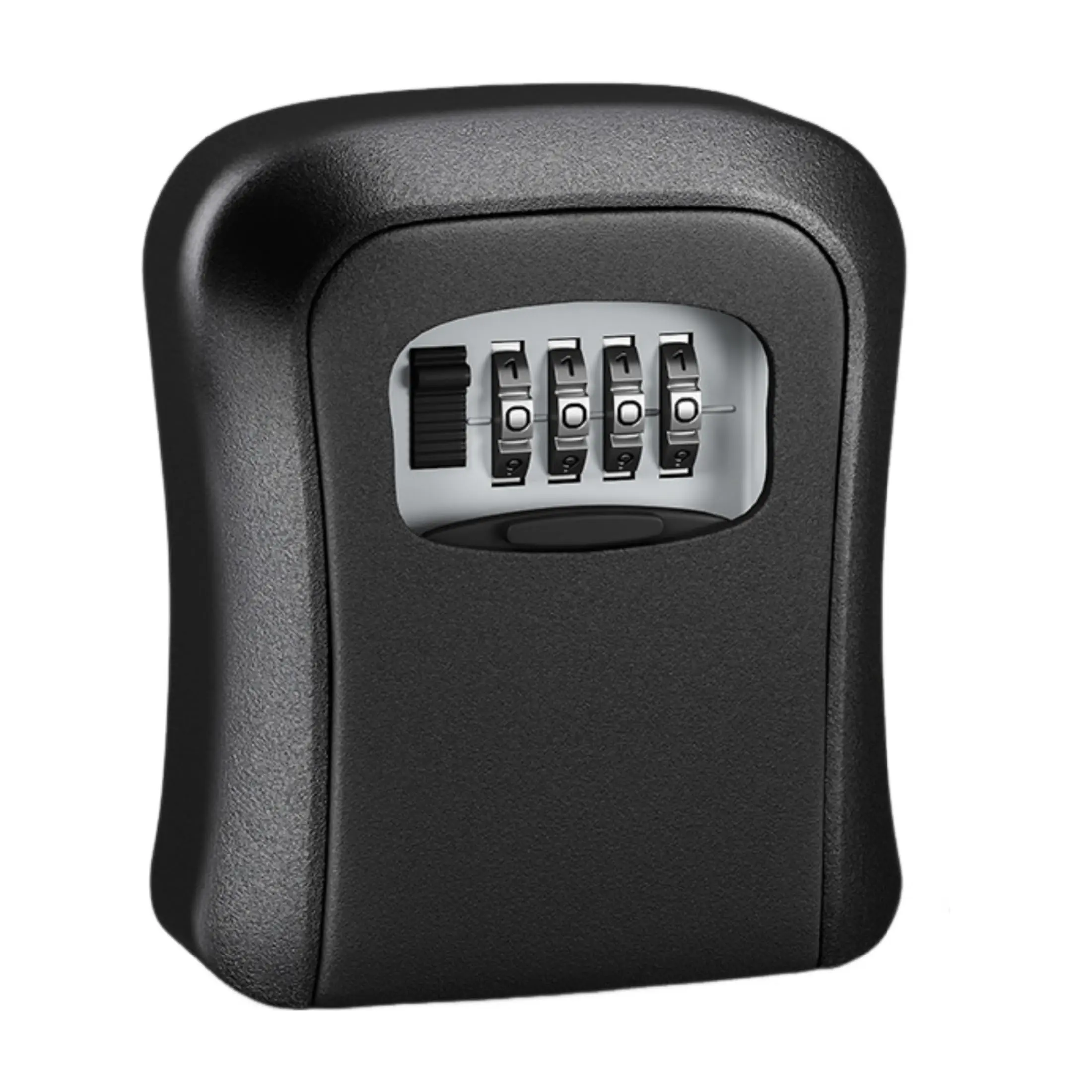 Secure Wall Mount Key Lock Box with 4-Digit Password Protection - Outdoor Key Safe for Keys
