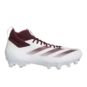 adidas Mens Adizero Impact Football Sneakers Shoes - Red, White