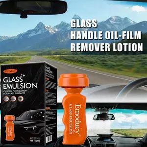 Emoducy Automotive Handheld Oil Flmr Cream,Glasshandle Oil-Filmremover Lotion,Window Oil Film Cleaning,FastCleaning, CompactAnd Easy To Cary-100g Degreaser Cleaner