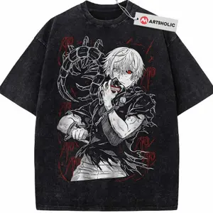 Ken Kaneki Shirt, Tokyo Ghoul Shirt, Anime Shirt, Vintage T-Shirt, Gift For Fan