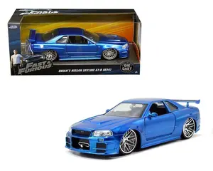 Jada 1:24 Brian’s 2002 Nissan Skyline GT-R R34 Fast & Furious