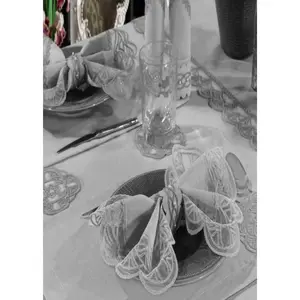 Tablecloth, Runner and Placemat Set for Wedding Gift or Anniversary, Family Gatherings, or Housewarming Gift, 26-Piece Farmhouse Style Set