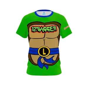 12Bagger Blue Turtle Ninja Bowling Jersey