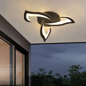 Modern Ceiling Lights Warm White/Cool White Aluminium Ceiling Lamps Black/White Ceiling Lights With LED White Light/Warm Light Ceiling Lights For Living Room Bedroom Indoor Lighting Dining Room Hallway Lamp Aisle Restaurant Luxury Home Decor Ceiling Lamps