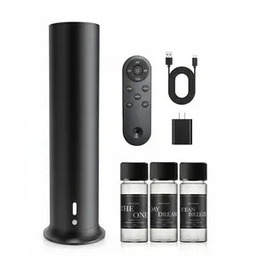 Hotel Collection | Scent Diffuser Discovery Kit Covers up to 600 sq/ft with One Fragrance That‘s a 10/10 No Skips: Ultrasonic Diffuser with 7-Color Light for Your Office Glow Up