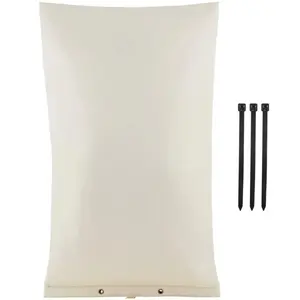 Fiber Cotton Well Head Pump Cover, 20''W x 34''H, Pipe Insulation Cover Sprinkler Cover for Outside Backflow Valve Cover, 600D PVC Oxford Polyester Surface Aluminum Film Thermal Insulation Layer