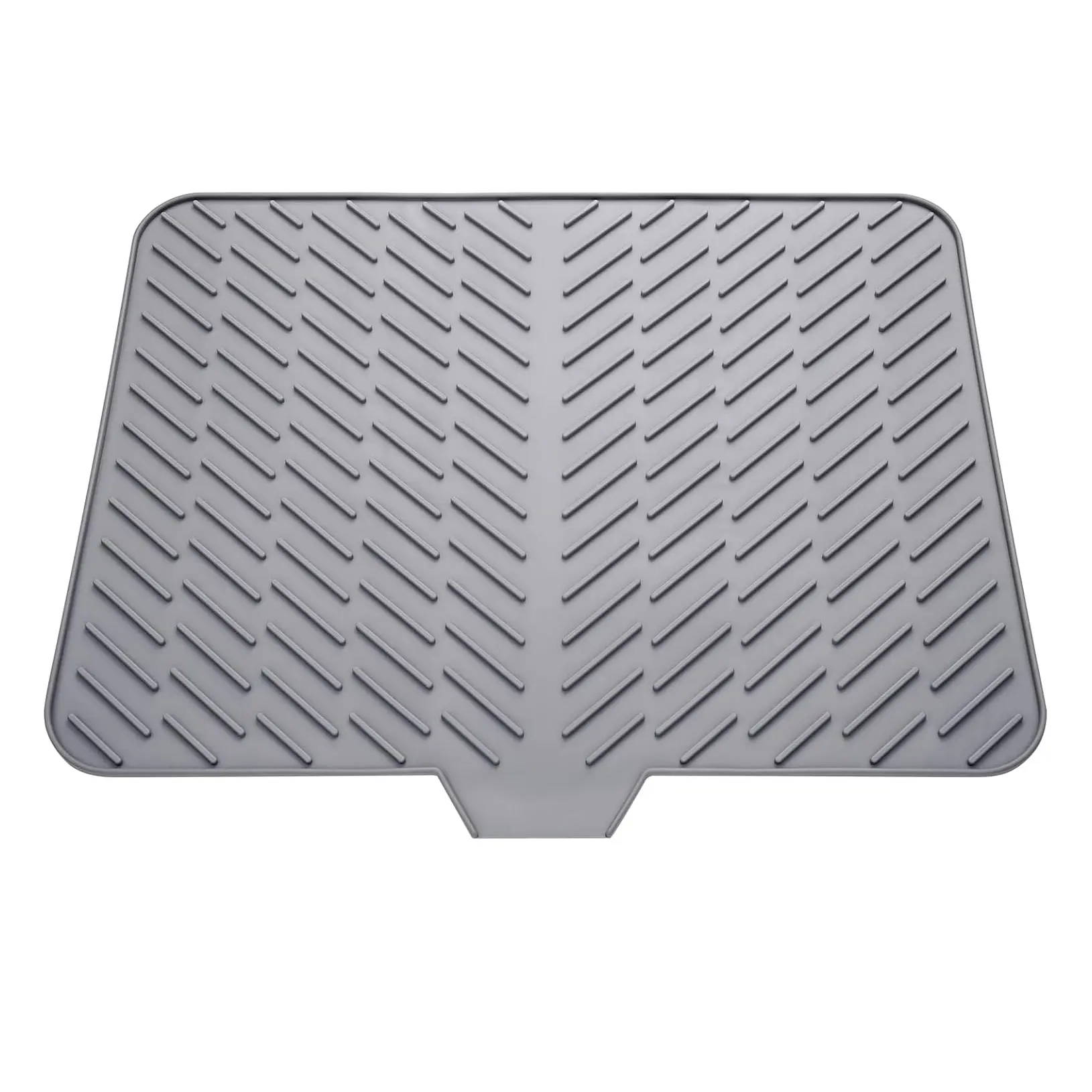 Large-sized rectangular silicone disc-type drying pad with self-draining edges | 5° slope type kitchen sink protection pad | Anti-slip heat-resistant coffee bar pad and fruit draining board#pitmasters gift Fathers day gift