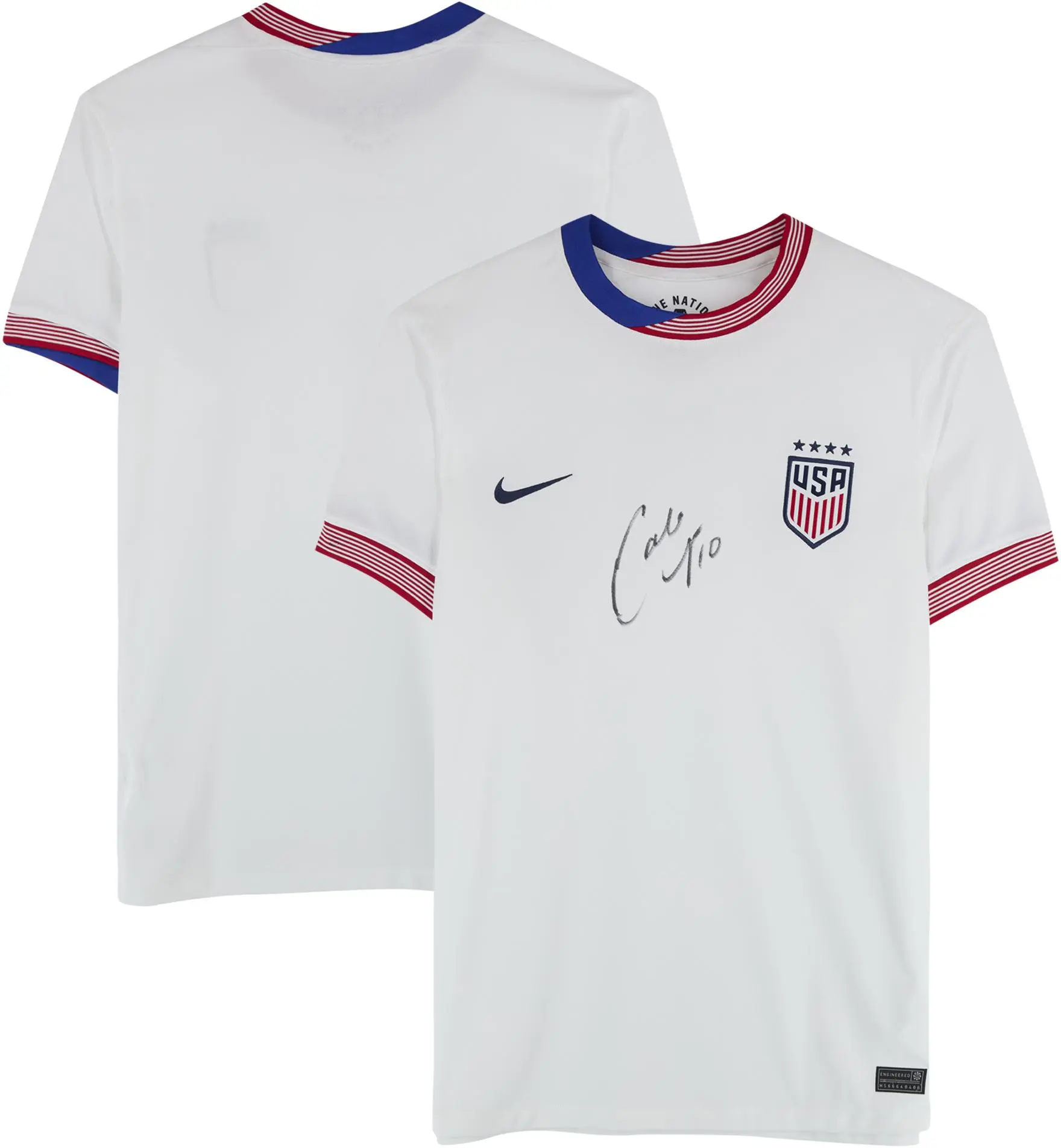 Carli Lloyd USWNT Autographed 2024 White Nike Jersey - Front Signed - Fanatics Authentic Certified