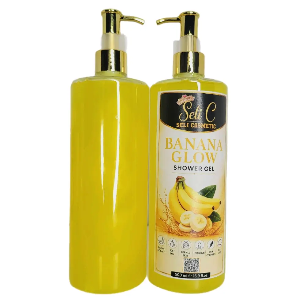 SELI COSMETIC Banana Glow Shower Gel – 500ml