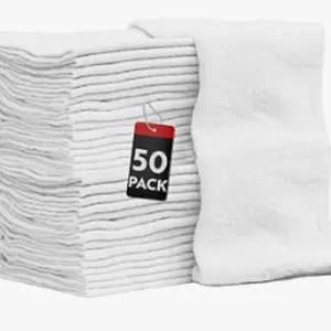 50 pack white shop towels
