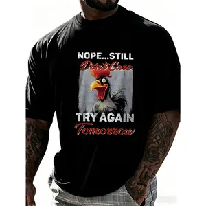 Nope Still Dont Care Try Again Tomorrow Men T-Shirt Cotton Clothing