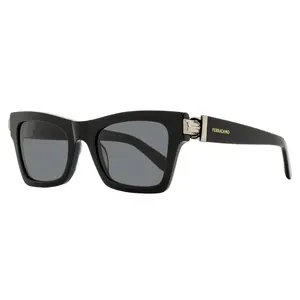 Ferragamo Gancini Evolution Sunglasses SF2013S 001 Black 52mm
