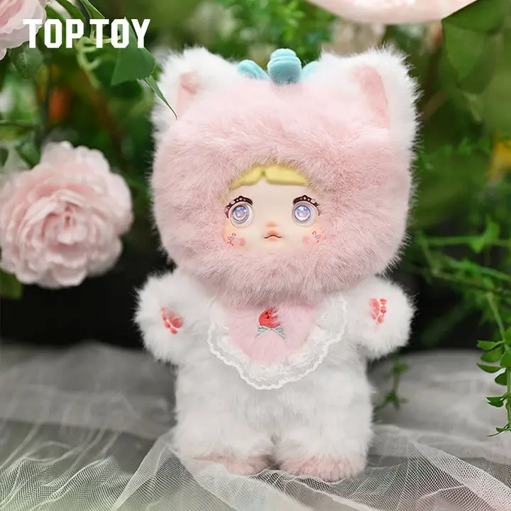TOPTOY Nommi Funky Small Cute Fabric Fruits Series Plush Keychain Blind Boxes, Blind Bag Stuffed Toys for Collectibles