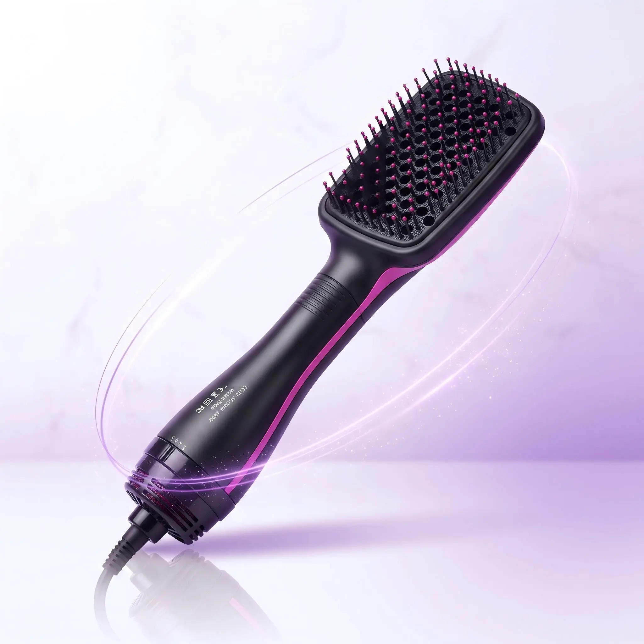 2-in-1 Professional Hair Dryer Brush, 1200W Powerful Ceramic Tourmaline, 3 Speed Settings, 1-Step Hair Dryer & Styler