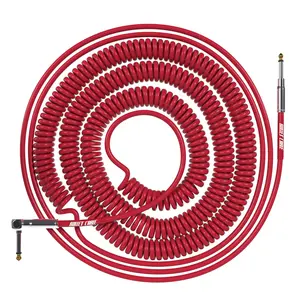 Bullet Cable 10/20 Red Straight Coil Cable (30ft)