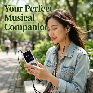 Portable HiFi Mp3/mp4 Music Player, 3.5mm Wired Earphones/card Reader, Supports Reading, Listening, Video, Ideal for Gifts, Outdoor Activities, Cycling