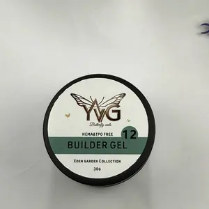 YG Butterfly Nails HEMA&TPO Free Builder Gel 12 Eden Garden Collection 30g