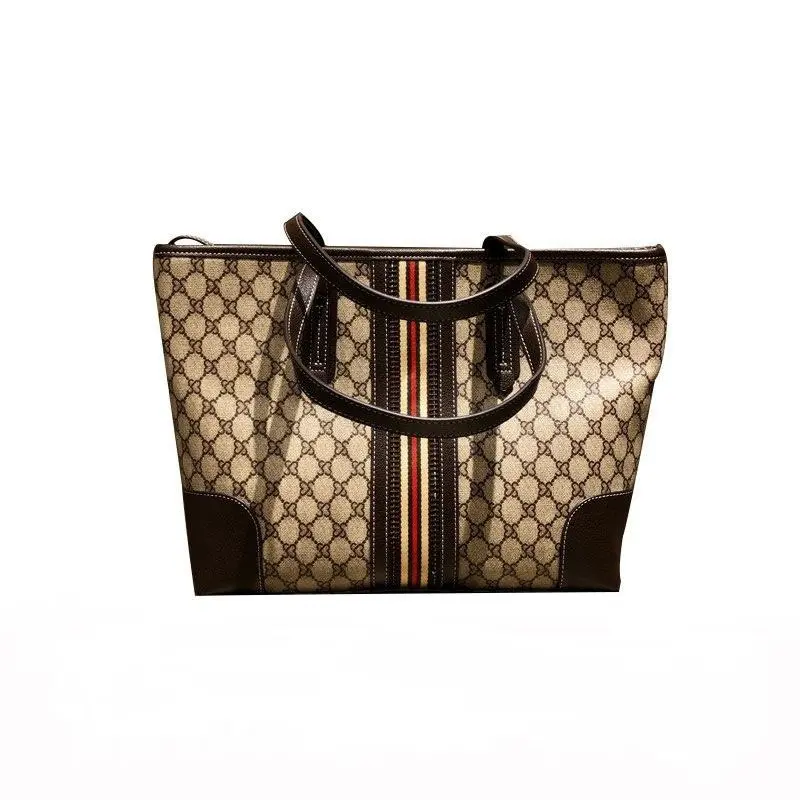 Chic Top Handle Tote Bag for Women, Large Solid Color Handbag with Detachable Shoulder Strap, a Casual Trendy Bag for Women's Fashion