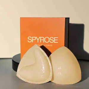 SPYROSE Double Sided Sticky Triangle Bra Inserts, Comfortable Reusable Bra Accessories, Instant 2 Cup Size Lift & Enhancement, Bikini-Friendly for Weddings & Beach Swimwear & Party(New/old packaging shipped randomly) Womenswear Women's Underwear