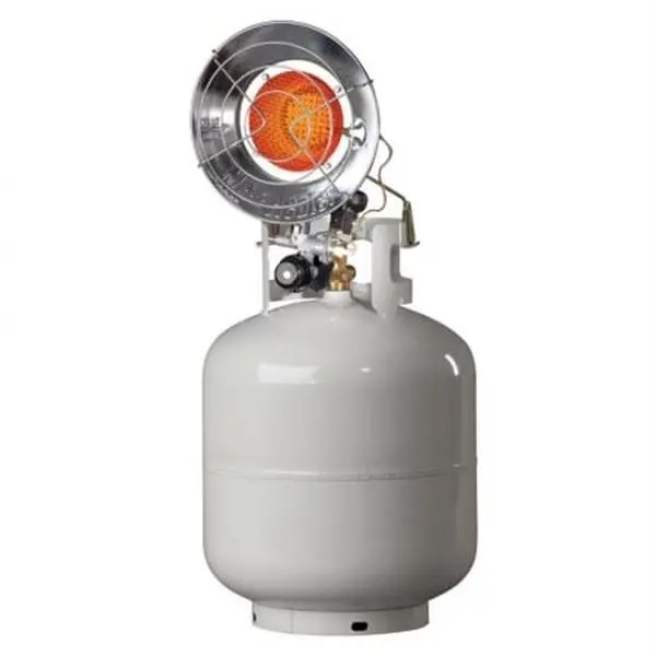 Mr. Heater F242100 Infrared Heater - Bulk Tank Compatible, Handwheel-Controlled, Listed BTUs, Adjustable Heat Settings with Temperature Control, Wind-Resistant Protective Metal Screen, No