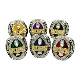 New 2025 FFL fantasy football championship ring, men's big ring jewelry gift