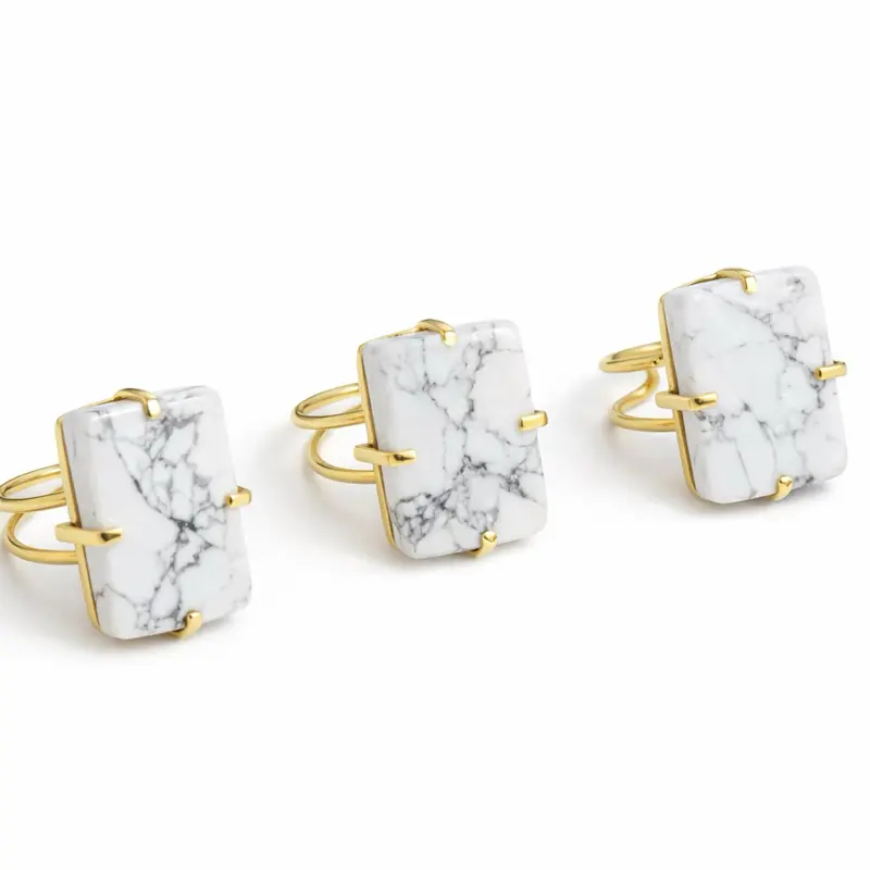 Howlite Ring