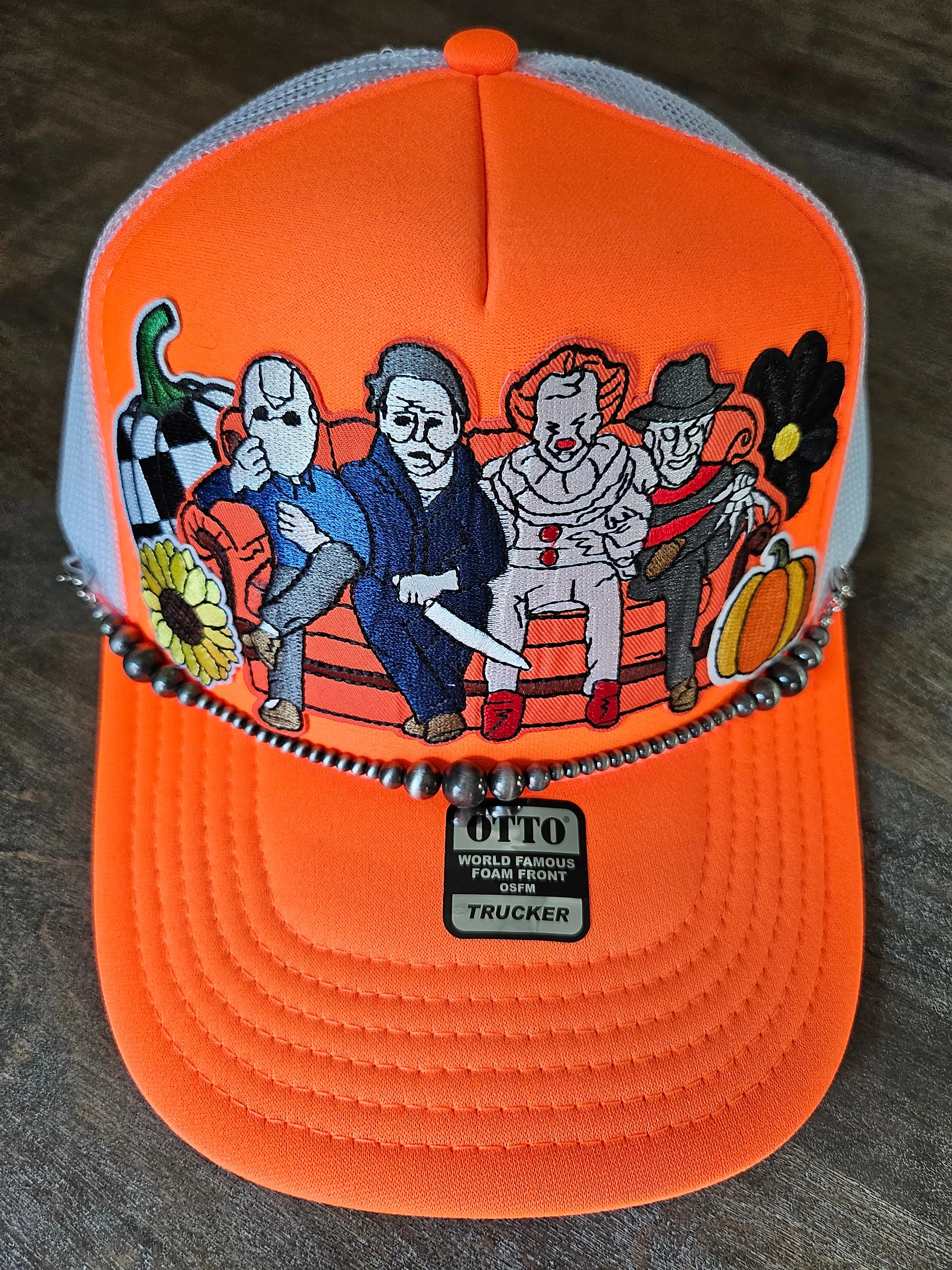 Custom Halloween trucker hat