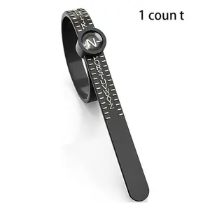 Ring Sizer Measuring Tool with Magnifier, for Ring Measurer and Ring Sizer Clear and Intuitive Reading. Plastic Ring Sizer with Lens