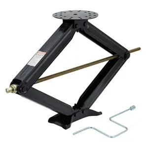 5000Lbs Manual RV Scissor Jack,30" Leveling Scissor Jacks,RV Trailer Camper Stabilizer Jacks for RV Trailer Camper with Crank Handle