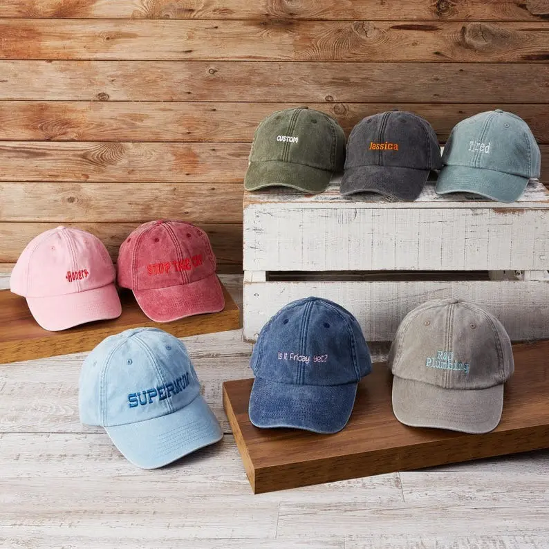 Personalised Cap Gift for Men And Women, Custom Embroidered Hat for Hen And Stag Dos, Custom Baseball Cap Hat, Personalised Hat Lovers Gift