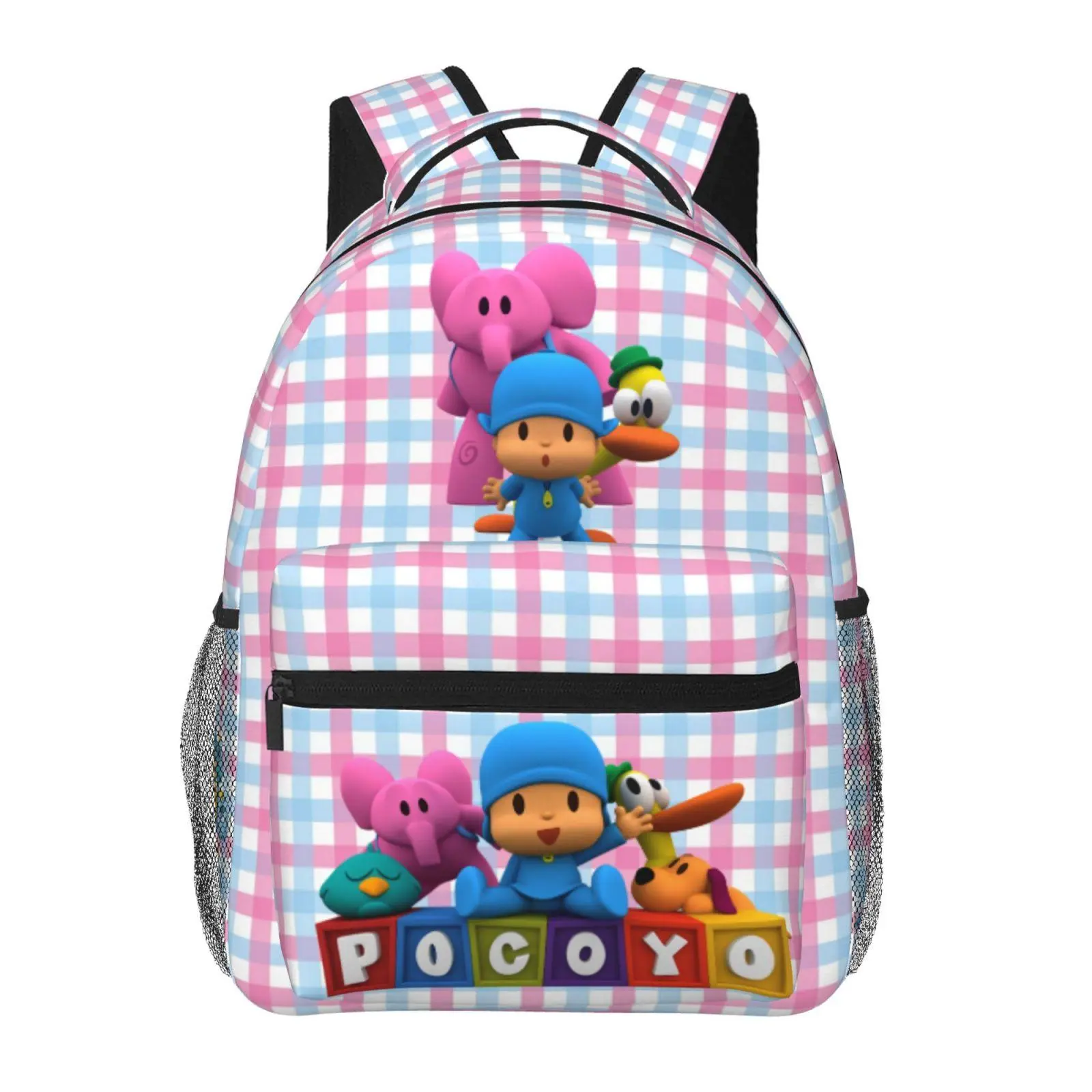 Pocoyo Breathable Kids Backpack Pocoyo cartoon School Bookbag Pocoyo kids show Back to School Present Primary Students