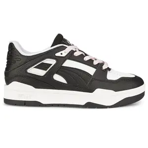 PUMA Womens Slipstream Runway Lace Up Sneakers Shoes Casual - Black, White