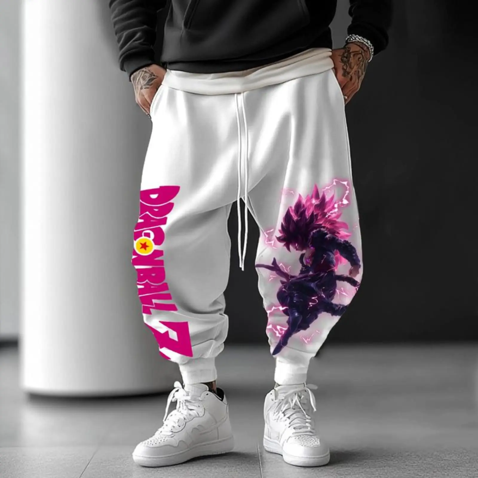 Unisex Daima Jogger Pants, Dragon Ball Sweat Pants, Majin Buu Gogeta Cotton Pant For Fan, Anime Lover