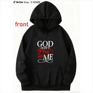 Motivational Christian Hoodie – 100% God Don’t Play About Me Faith Top