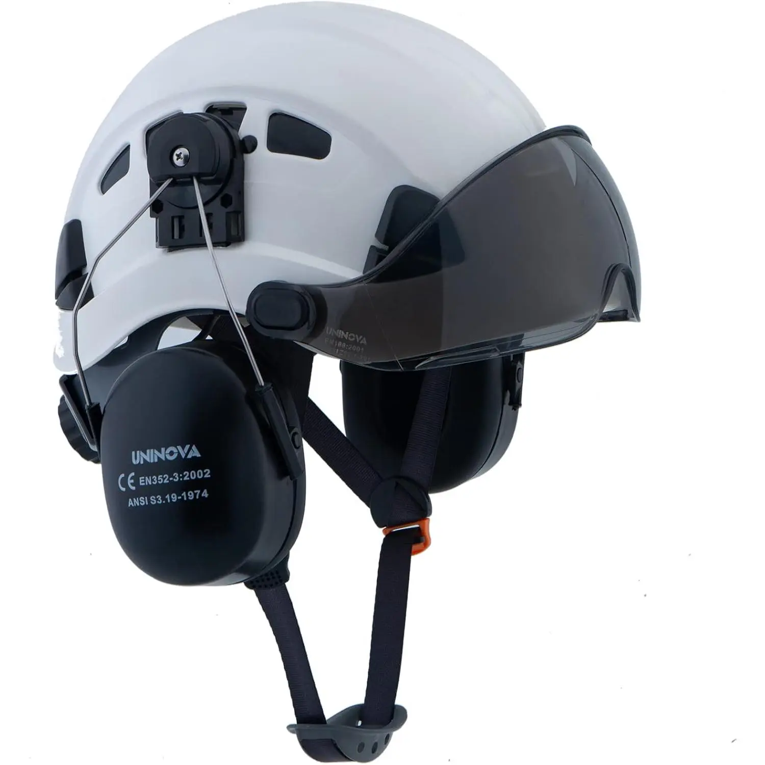 Arborist Helmet Forestry Helmet Chainsaw Helmet with Visor and Earmuffs,OSHA Safety Hard Hat Helmet for Logging Trimming Mowing Climbing Tree Service Garden Work