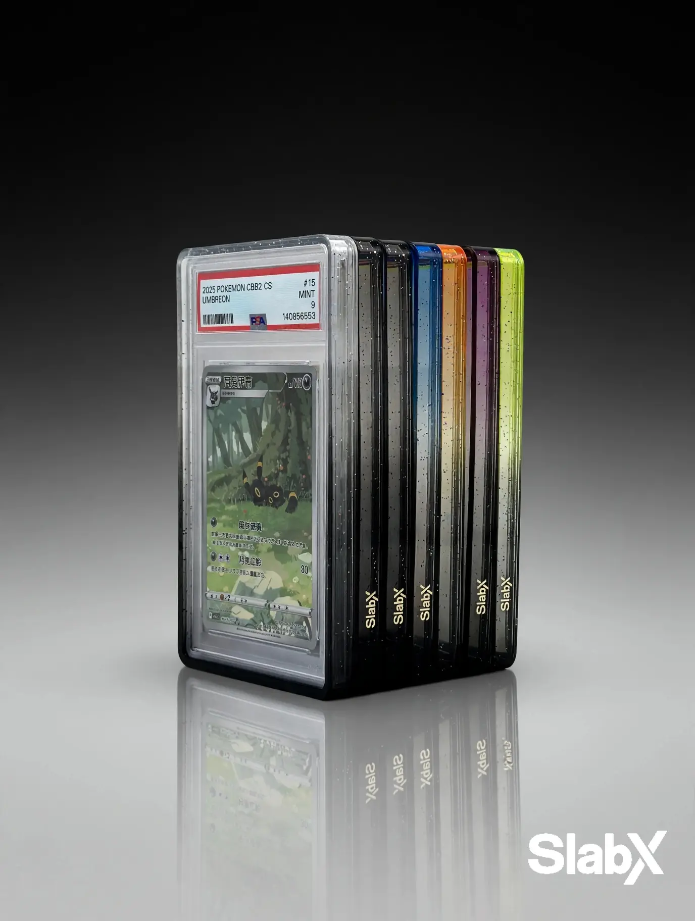 SlabX Guards -Shadow Series - for Standard PSA Graded Cards Premium TPU w/Clear Panel