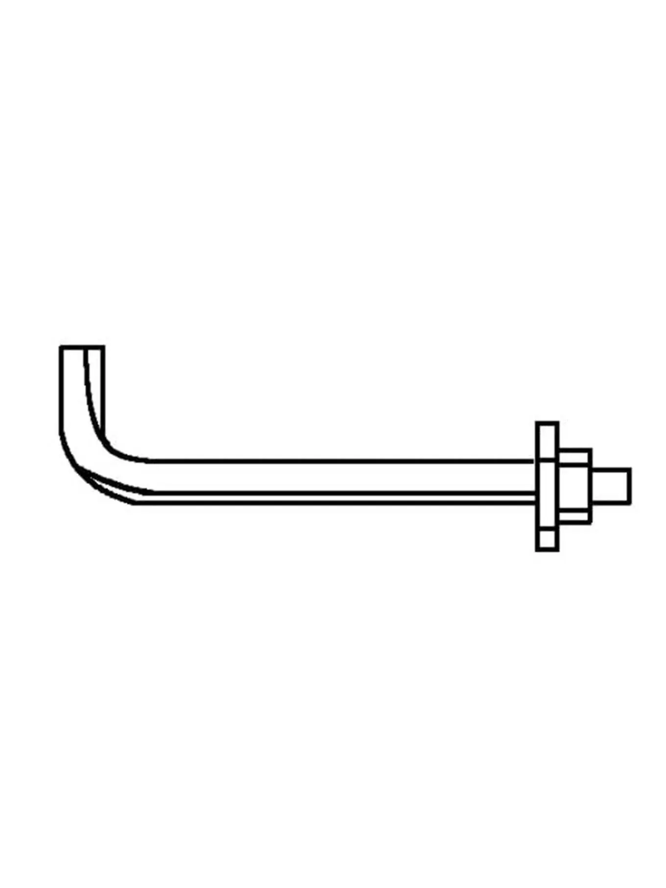 Acorn International AB1212 High-Quality Anchor Bolt - 0.5 x 12", 1x1x1 in, 0.6 lbs Fastener, Pack of 50, 1 X 1 X 1 In