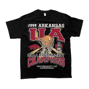 Vintage College Basketball Champions 1994 Arkansas Graphic T-Shirt Retro Razorback Style Sports Tee Unisex Streetwear Casual Fan Shirt 90s Style Gift