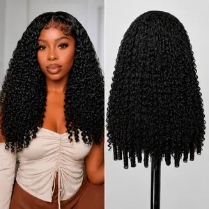 [4C Burmese Curly] Menglle Ready To Wear 7X6 Lace Front Wig Pre Cut Lace Burmese Curly With 4C Baby Hair Wear And Go Glueless Human Hair Wigs Natural Color 200% Density#Summervibes#DealsForYouDays
