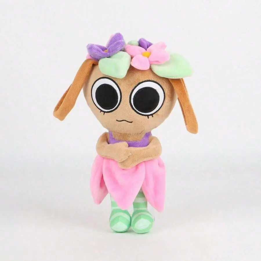 Dandy's World Designer Collaboration Soft Stuffed Doll - Artistic Collection Level Set, High-Quality Suede Fabric, Abstract Design, Stuffed Animal Gift for Ages 2+, Christmas Decoration, Social Play Item