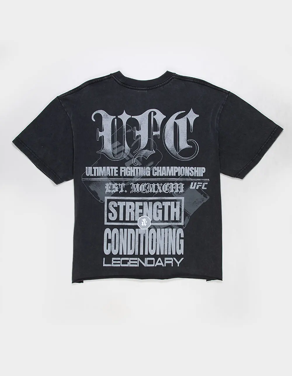 UFC Foundation Mens Crop Boxy Tee