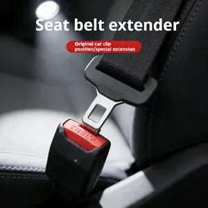 Universal Car Seat Belt Buckle Holder Clip Durable Material Easy Access Back Seat Safety Belt Assist Booster for Most Vehicle Models