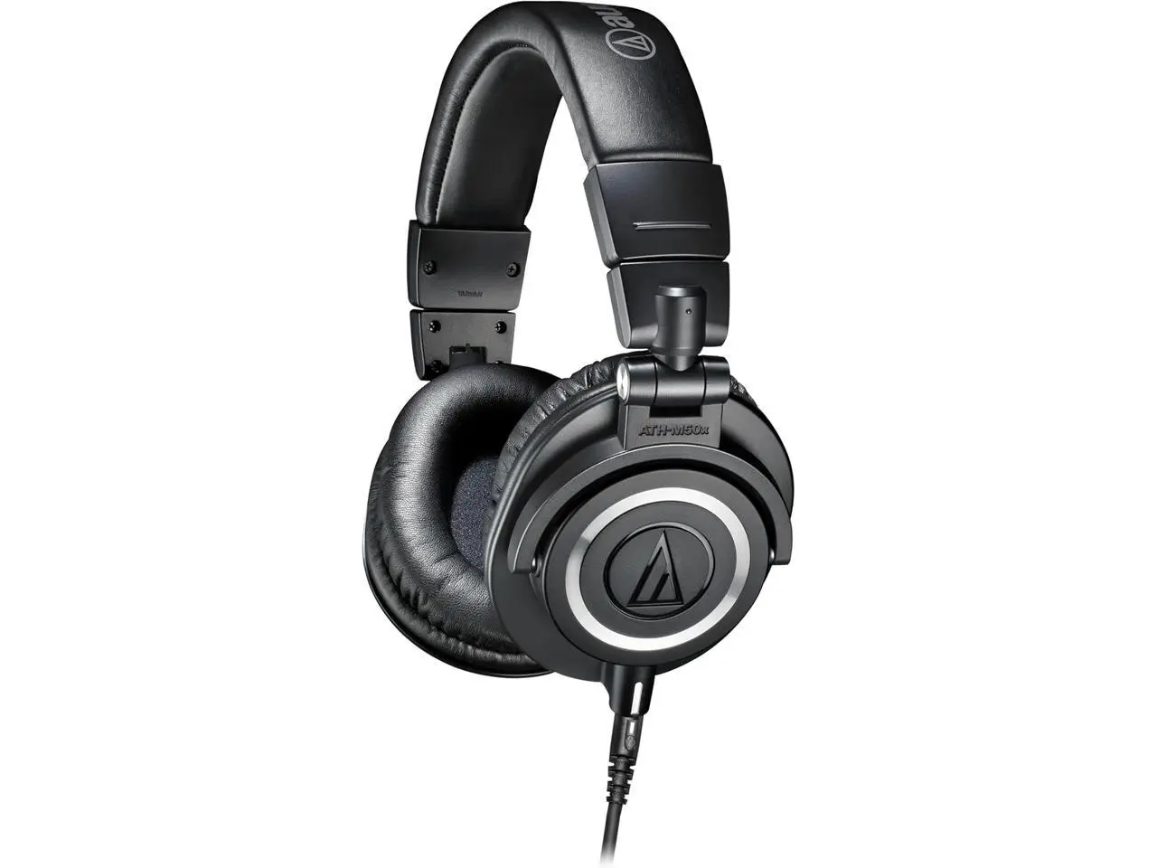 Audio-Technica ATH-M50X Professional Studio Monitor Headphones, Black, Professional Grade, Critically Acclaimed, with Detachable Cable