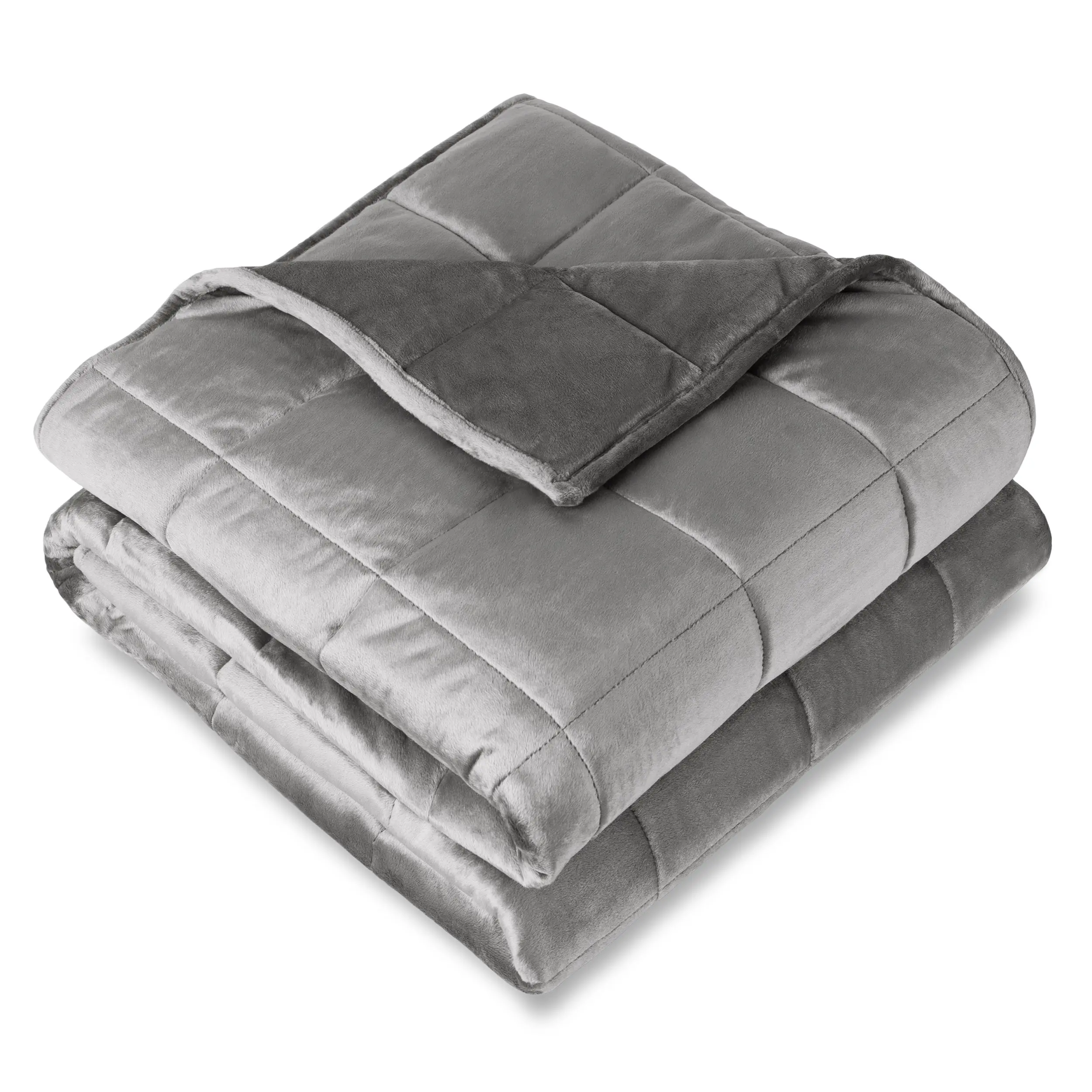 Bare Home Minky Fuzzy Premium Thick Warm Weighted Blanket for Bed, Fuzzy Fleece Blanket